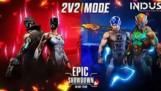 Indus game💀 2v2 mini TDM epic showdown 👿#indusgameplay #indiangame #indusgame #2v2tdm #viral