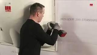 ACO Lichtschacht Montage auf Perimeterdämmung und Einbau der Rückwand