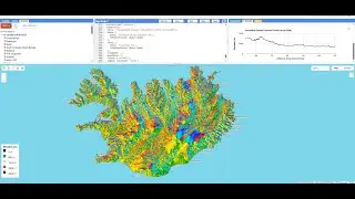 Arctic/Glacier DEM visualization and elevation profile using GEE code