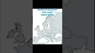 What's wrong with this map? Easy mode #mapping #europe #geography #map #mapper