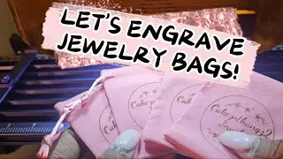 Custom Engrave Jewelry Bags With Me!