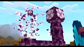 An Old Man plants a Chorus Fruit farm and gets organised! - Minecraft Bedrock 103