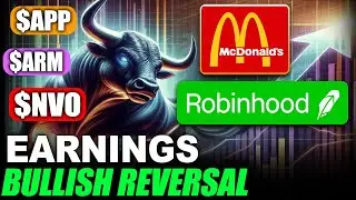 $HOOD EARNINGS LIVE: Breakout Price Action Trading Setups $APP $ARM $HOOD $MCD $QCOM