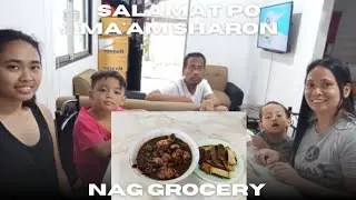 Nag grocery kami at salamat Kay ma'am Sharon from Florida 