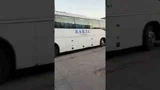 RSRTC Volvo 12mrts Bus #shorts #trending #youtubeshorts #volvobus #luxurybuses #rsrtcbuses #rsrtc