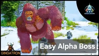 Ark - The Island - Episode 15 - Easy Alpha Megapithecus Boss Fight! (Deinosuchus)