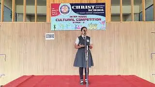 EXTEMPORE COMPETITION IN CHRIST SCHOOL [CULTURAL 2025 ENG. MED.]