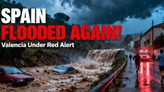 Spain Flood Emergency: Barxeta Submerged as Torrential Rains Trigger Red Alert !