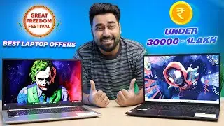 Amazon Great Freedom Festival SALE 2024 🤑 Laptops for Every Budget 🔥 Laptop Deals & Offers 2024 ⚡