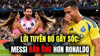 LỜI TUYÊN BỐ GÂY SỐC: MESSI ĐÀN ÔNG HƠN RONALDO CỦA SAO BÓNG ĐÁ