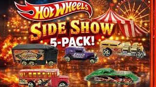 Набор из 5 машинок Hot Wheels Side Show