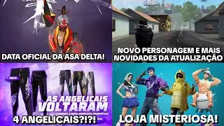 4 ANGELICAIS EM 1 EVENTO! DATA OFICIAL DA ASA DELTA, NOVO PERSONAGEM E MAIS NOVIDADES DO FREE FIRE!