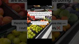 Nobody tells you this #fruitwarning #pregnancydiet #firsttrimester #momlife #usa
