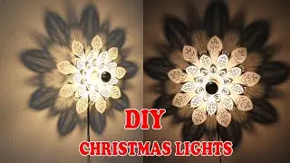 Modern Lighting Ideas | Ideas Making Snowflake Lights For Christmas 2022 | Wall Decorative Idea