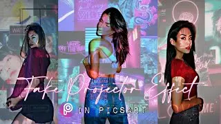 How to make Fake Projector Effect in PicsArt | Picsart Editing Tutorial | PicsArt | jincreates 52
