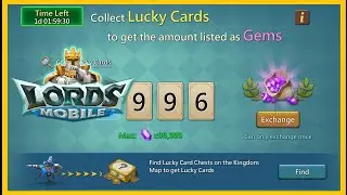 Lords Mobile Lucky Cards