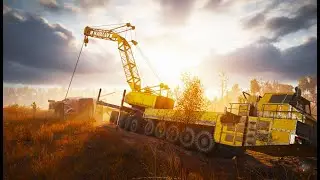 Heavy Crane Lifts BOAT TRAILER in SnowRunner | SnowRunner | EnhCrea #48
