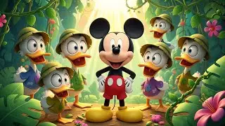 Mickey & Five Ducks Lost in the Jungle! 🦆🌴 Wild Funny Adventure for Kids