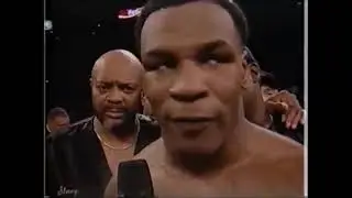 Mike Tyson interview after the Orlin Norris no contest