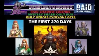 Day 219: Raid Shadow Legends F2P Mystery Shards Only (Building Your 6 Star)