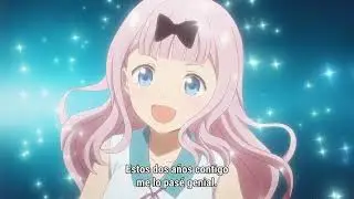 Kaguya se da cuenta de que no pudo ver a Shirogane una &uacute;ltima vez🙁 Momento LOL del anime-Kaguya-sama