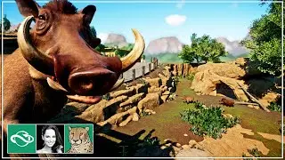 🐆 Building an Extraordinary Warthog Habitat at Abuya Zoo | Planet Zoo Speed Build