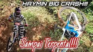 BIG CRASH!!!, Haymin Terjatuh Saat Final Race
