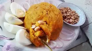 DO YOU HAVE RIPED PLANTAIN?   TRY  COOKING ETOR, A GHANAIAN TRADITIONAL MEAL, Easy to prepare