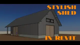 Revit Speed Run: Swift Stylish Shed Modeling - Timelapse Wonder!