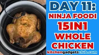 Ninja Foodi Whole Chicken STEAM ROAST WITH THE PROBE (day 11 of 30 days of the NINJAFOODI 15IN1MAX)