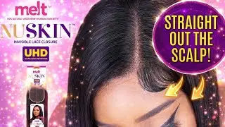 WIG INSTALL |  JANET COLLECTION&rsquo;S *NEW* NUSKIN HD CLOSURE #closureinstall #janetcollection #wigs