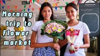 Largest flower market in Bangkok, Thailand! (ปากคลองตลาด)EP:2