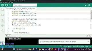 How to install libraries for DS18B20 and LCD I2C