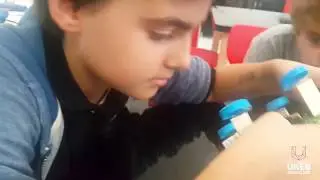 UKEB Okulları Robolab ilk Robotu Zıpzıp