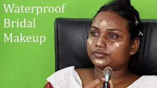 Long Lasting Waterproof Bridal Makeup for Summer / Step By Step Bridal Makeup Tutorial For Dark Skin