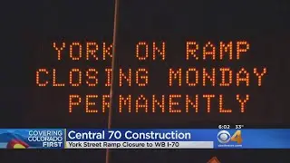 Central 70 Construction Causes More Road Closures
