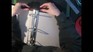 How I Converted a 3-Ring Vinyl Binder for Use in my Recipe Scrapbook (Not-so-mini) Album (PART 2)
