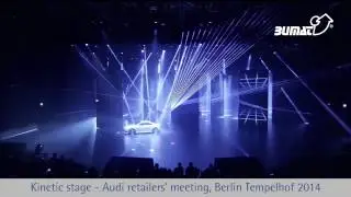 Audi retailers' meeting, Berlin Tempelhof 2014 - Kinetic stage