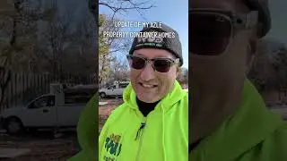 WINTER UPDATE ON MY CONTAINER HOME IN AZLE TEXAS... 