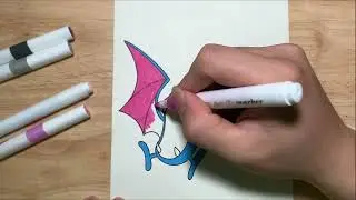 How To Coloring Golbat - Coloring Pages | Pokemon