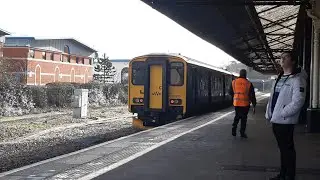 A ride on 150244 route visual Newton abbot - Teignmouth