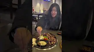 Eating Korean food at Seorai! Try the army stew!