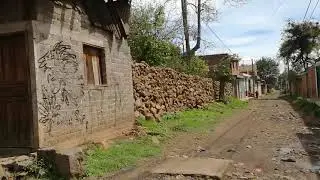 Calles de Cuanajo Michoacán Mex.