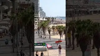 Tel Aviv Summer Vibes. Beach Promenade. Israel 2025