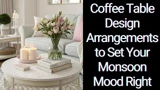 Coffee Table Design Arrangements to Set Your Monsoon Mood Right