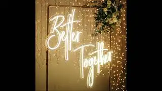 Make your wedding memorable with a Custom Neon sign! 😍