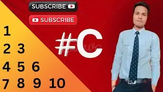Incremented Number In Right Angle Triangle In C | Print Number Increment By 1 Right Angle Triangle C