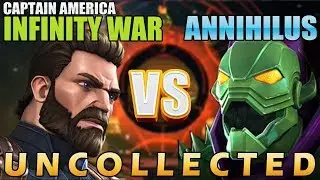 Captain America VS Annihilus - The Living Death Who Walks Uncollected - Marvel Contest Of Champions