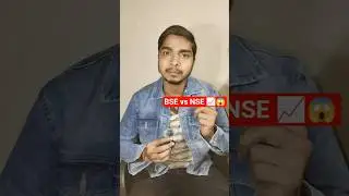 BSE vs NSE 😱📈|India के दो सबसे बड़े स्टॉक एक्सचेंज.🤔|#bseindia #nseindia #stockmarket #shorts #trend
