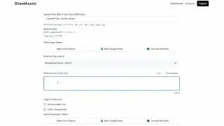 SheetAssist Processes Large Text Based PDF